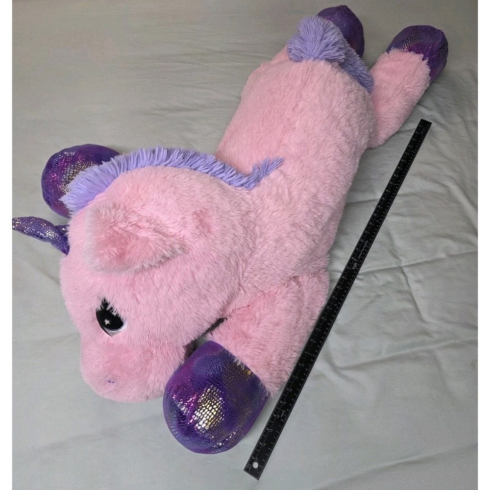 42" Giant Jumbo Pink Purple Unicorn Plush Toy – Soft‎ & Cute Stuffed Animal